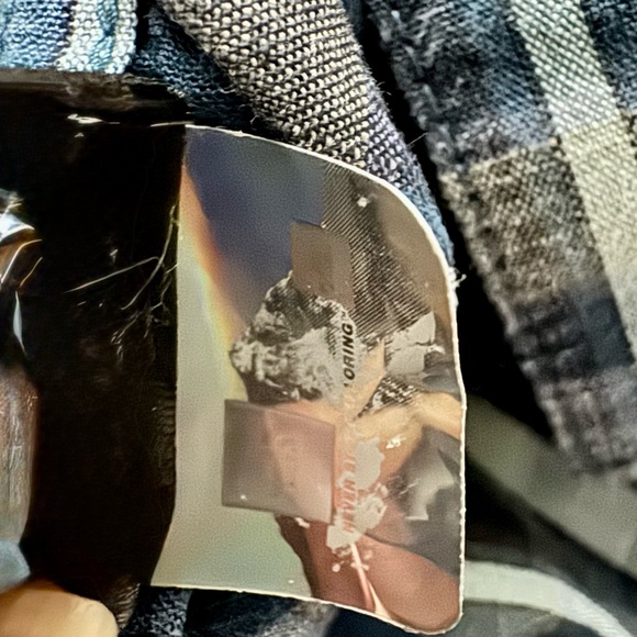 The North Face Blue Plaid Casual Button Down Short Sleeve Shirt Size S - Picture 10 of 15